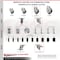 Service Caster 4 Inch 316SS Thermoplastic Rubber Swivel 1-5/8 Inch Stem Caster Set Lock Brake SCC-SS316TTLEX20S414-TPRB-158-4 - alternate 4